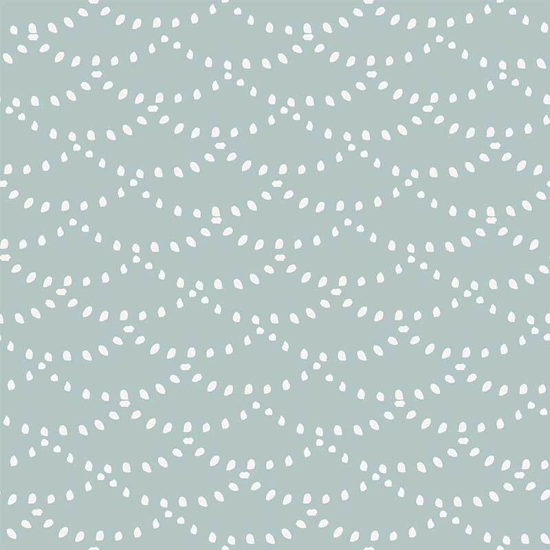 Dotted Scallops Wallpaper