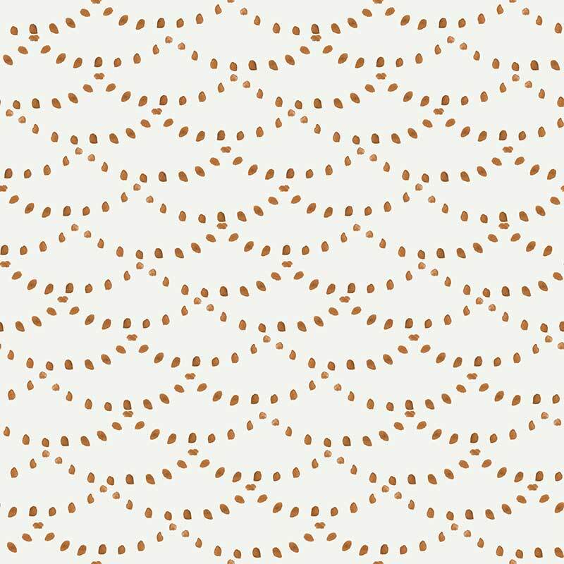 Dotted Scallops Wallpaper