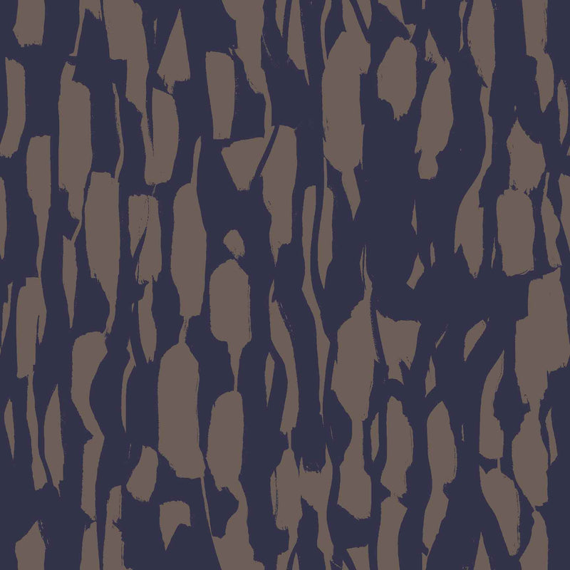 Windswept Indigo Grey Wallpaper