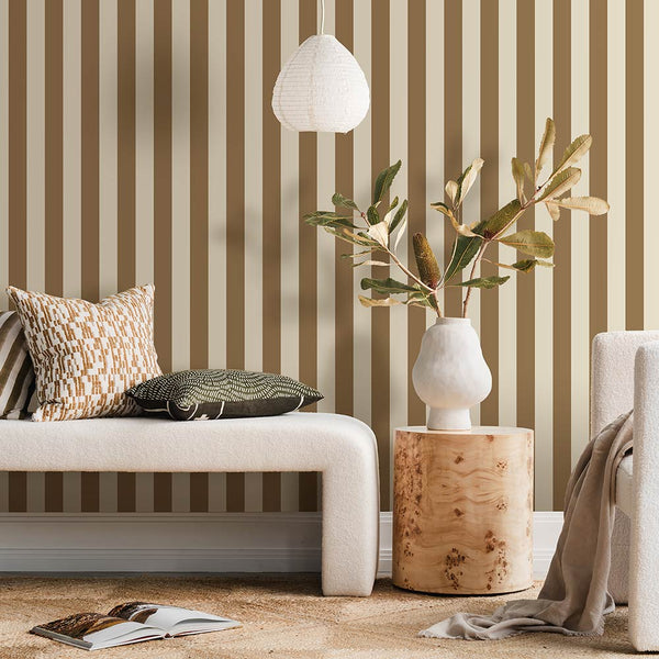 Wanderer Stripes Blue Ember Wallpaper | Lifestyle