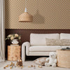 Harvest Check Burnt Honey Wallpaper | Lifestyle