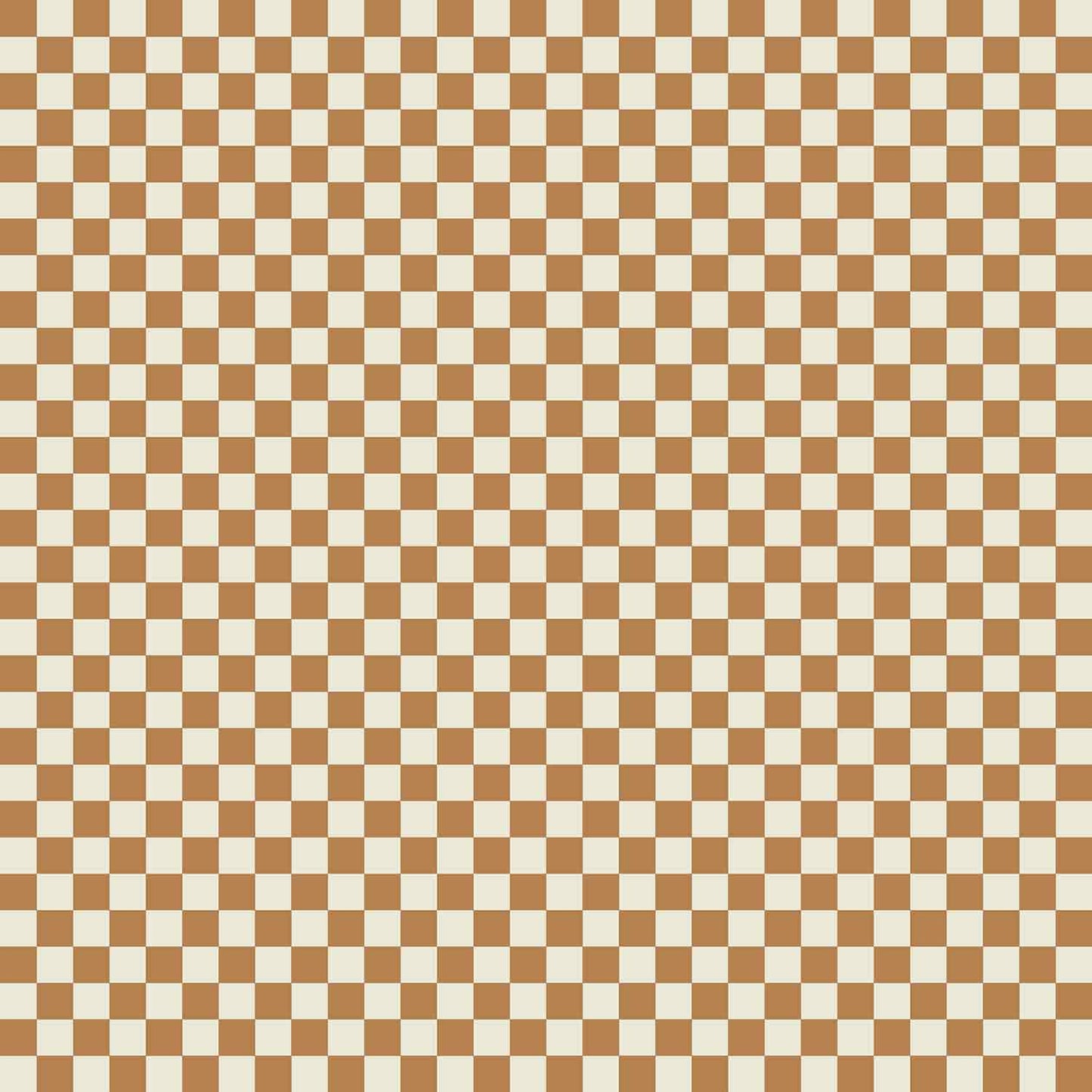 Harvest Check Burnt Honey Wallpaper