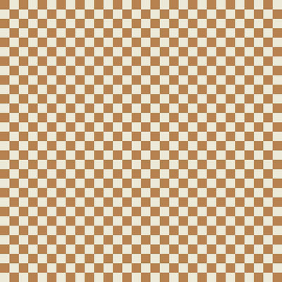 Harvest Check Burnt Honey Wallpaper