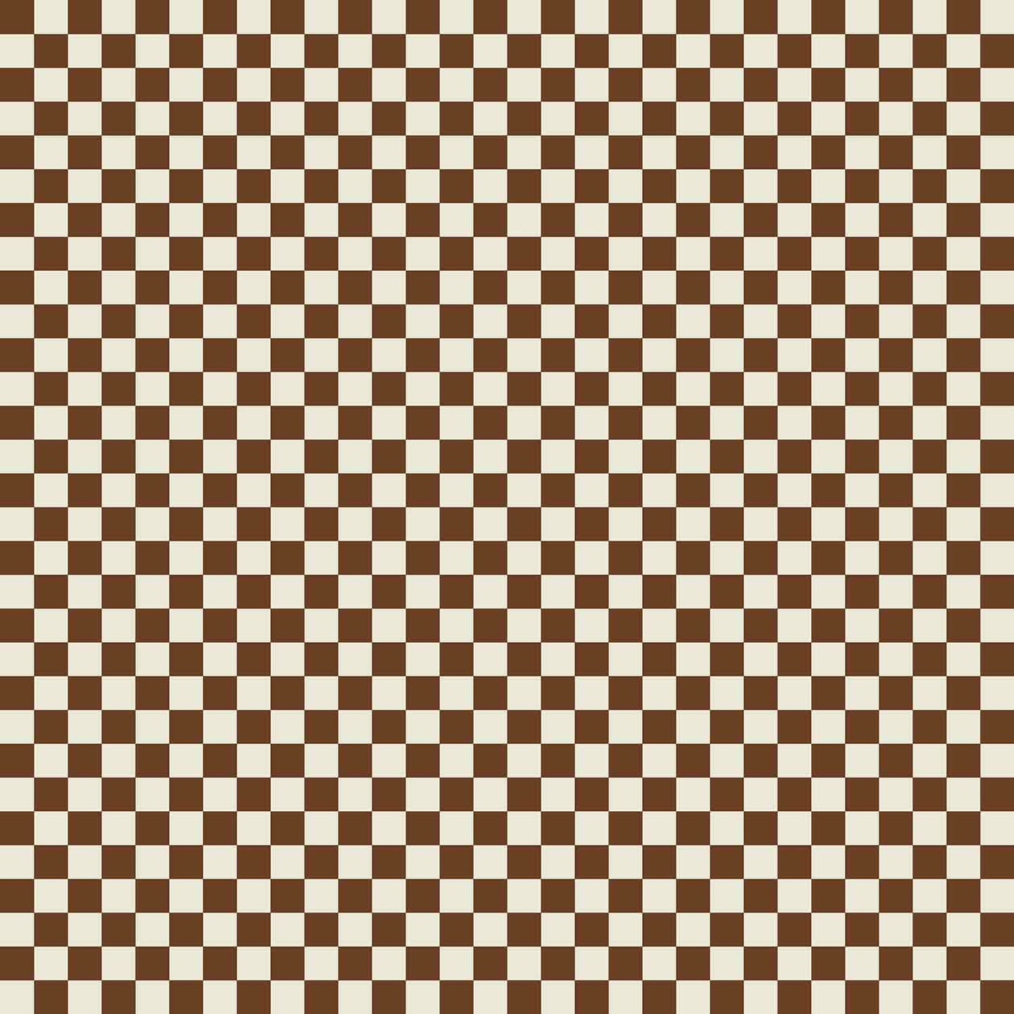 Harvest Check Burnt Honey Wallpaper