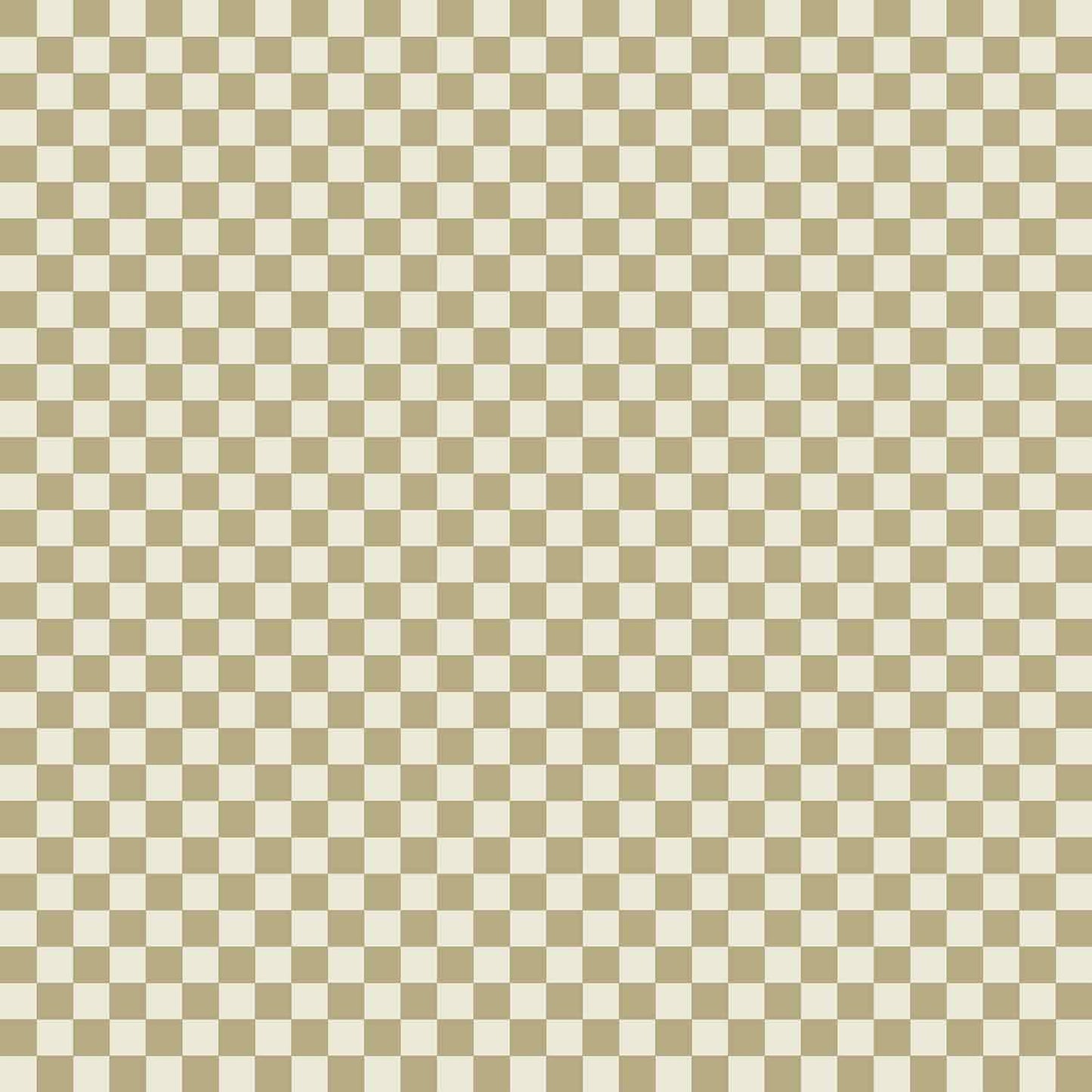 Harvest Check Burnt Honey Wallpaper