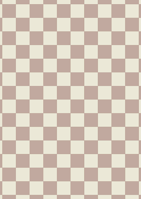 Harvest Check Burnt Honey Wallpaper