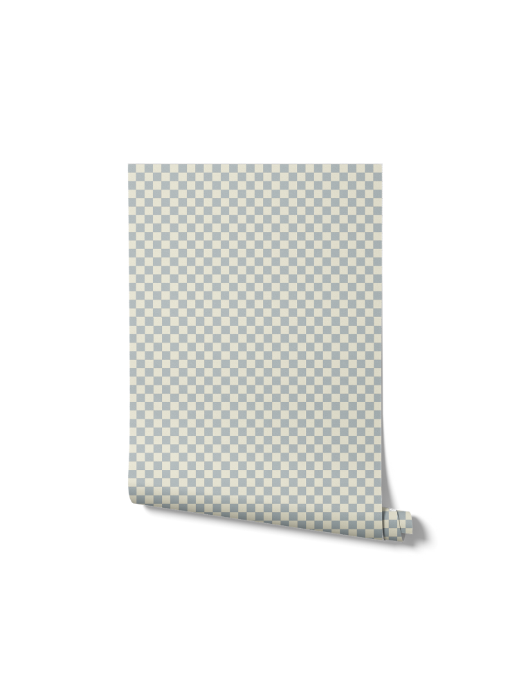 Harvest Check Burnt Honey Wallpaper