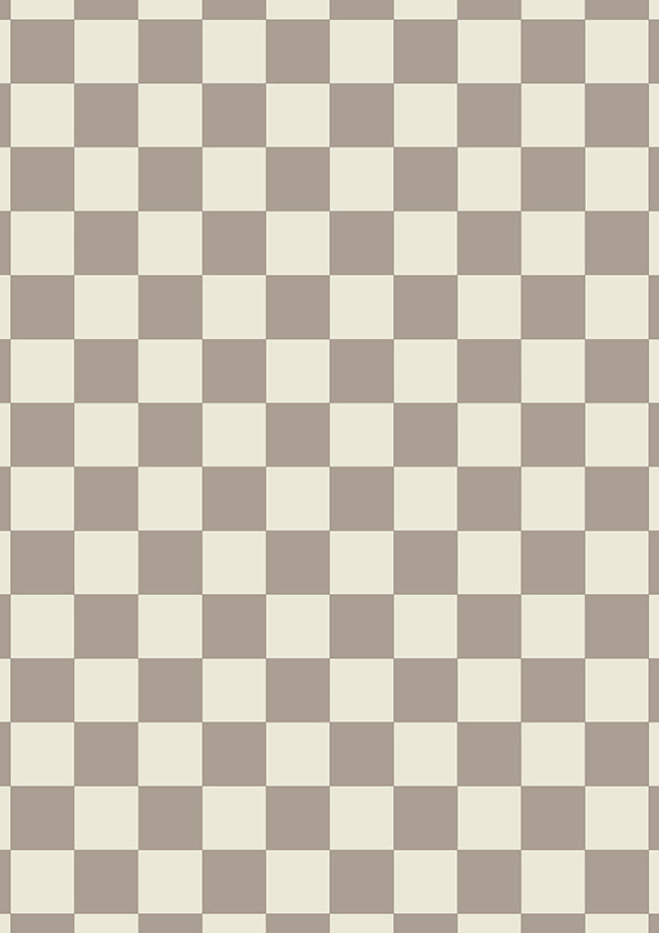 Harvest Check Burnt Honey Wallpaper