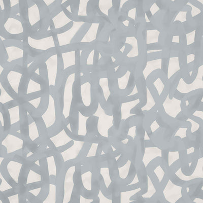 Interwoven Stormy Blue Wallpaper