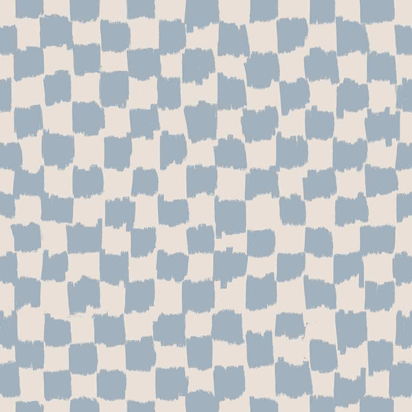 Checkerboard Sky Blue Wallpaper