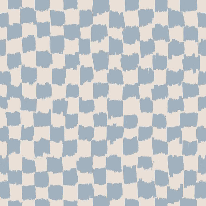 Checkerboard Sky Blue Wallpaper