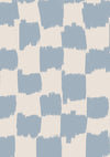 Checkerboard Sky Blue Wallpaper