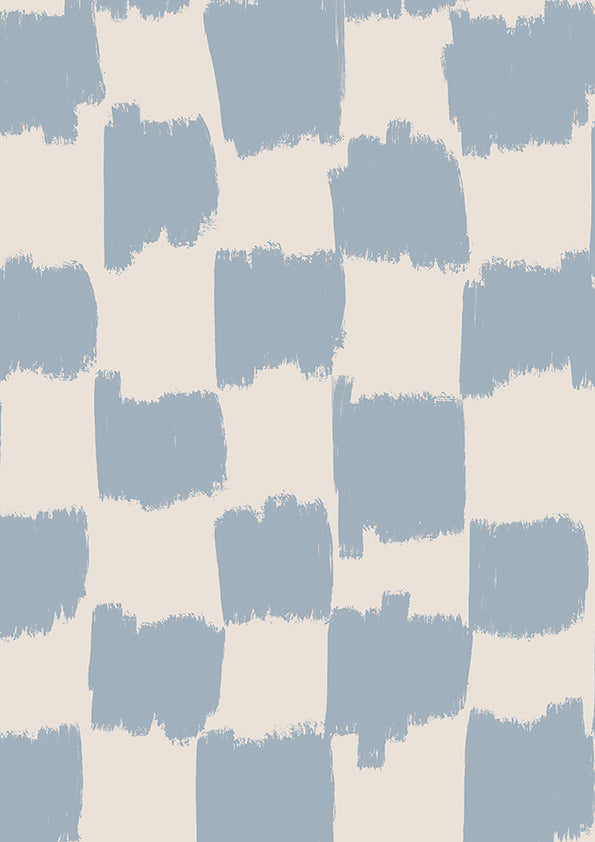 Checkerboard Sky Blue Wallpaper