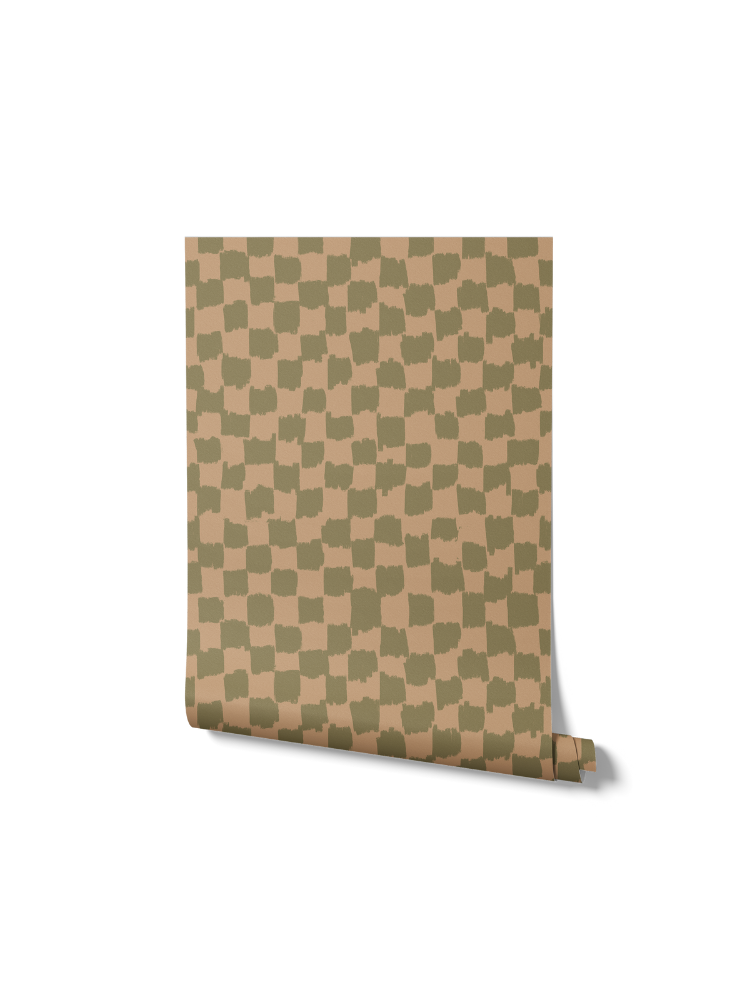 Checkerboard Sky Blue Wallpaper