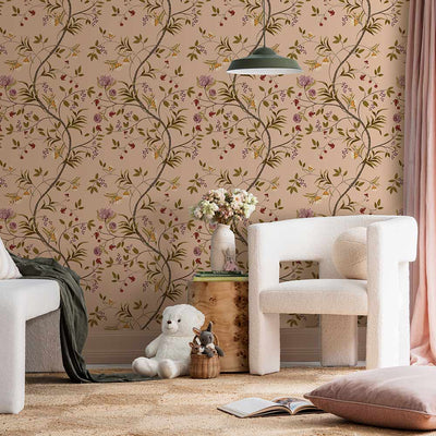 Enchanted Treetop Lavender Wallpaper | Lifestyle