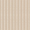Vertical Scandi-inspired stripes with petite geometric details on beige, from the Little Tails Collection by Urban Road.