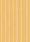 Hand-drawn wavy vertical stripes with a gentle sketchy feel on yellow, from the Little Tails Collection by Urban Road.