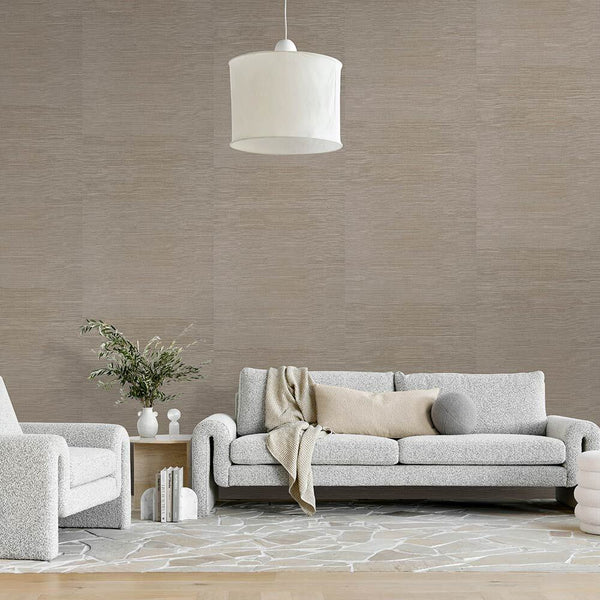 Nautical Faux Seagrass Wallpaper | Lifestyle