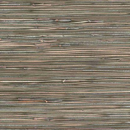 Seabreeze Dark Faux Seagrass Wallpaper