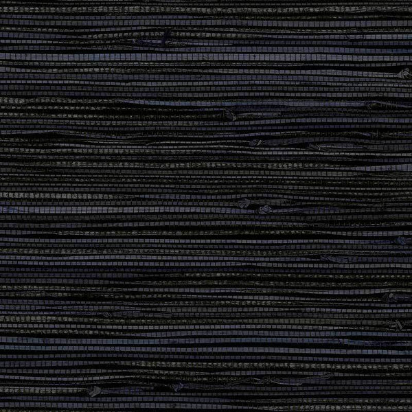 Seabreeze Dark Faux Seagrass Wallpaper