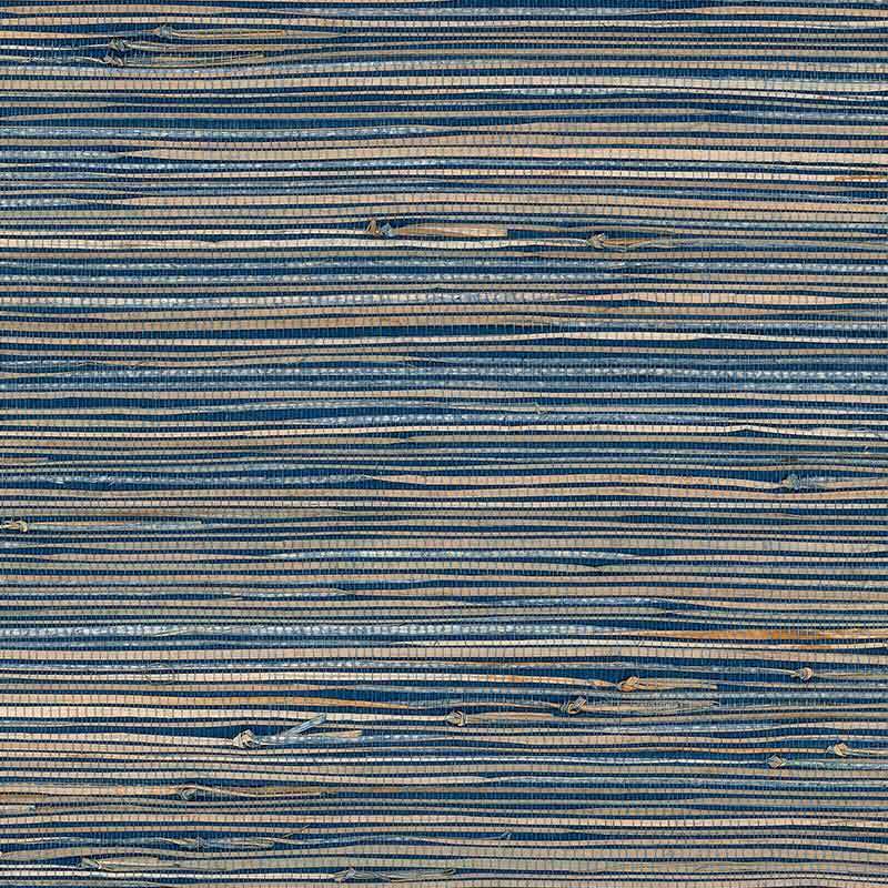 Seabreeze Dark Faux Seagrass Wallpaper