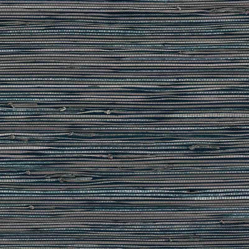 Seabreeze Dark Faux Seagrass Wallpaper