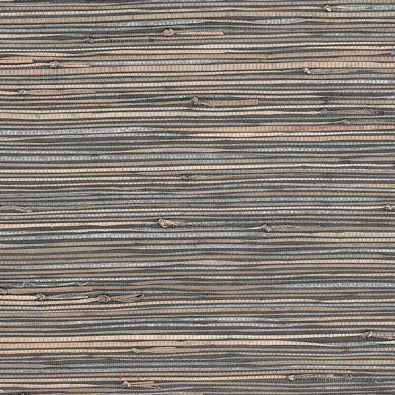 Seabreeze Dark Faux Seagrass Wallpaper