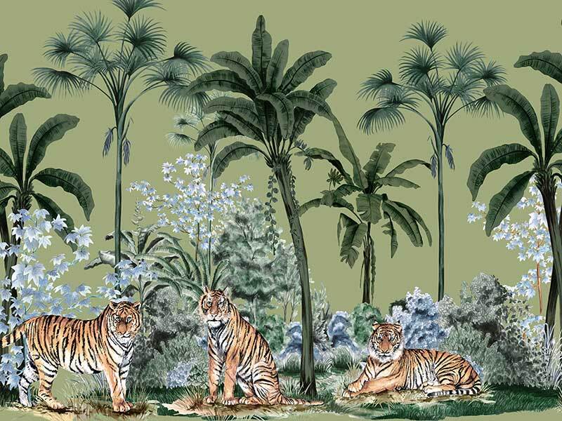 Tiger King Wallpaper Mural