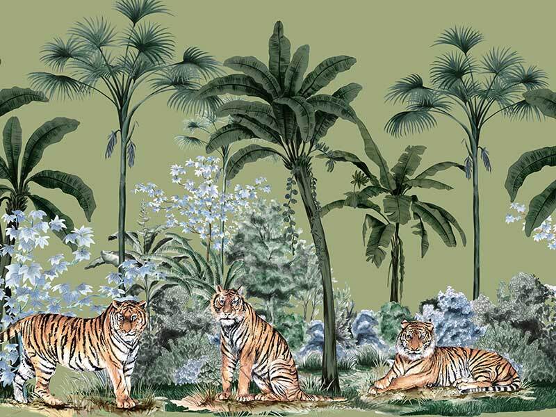 Tiger King Wallpaper Mural