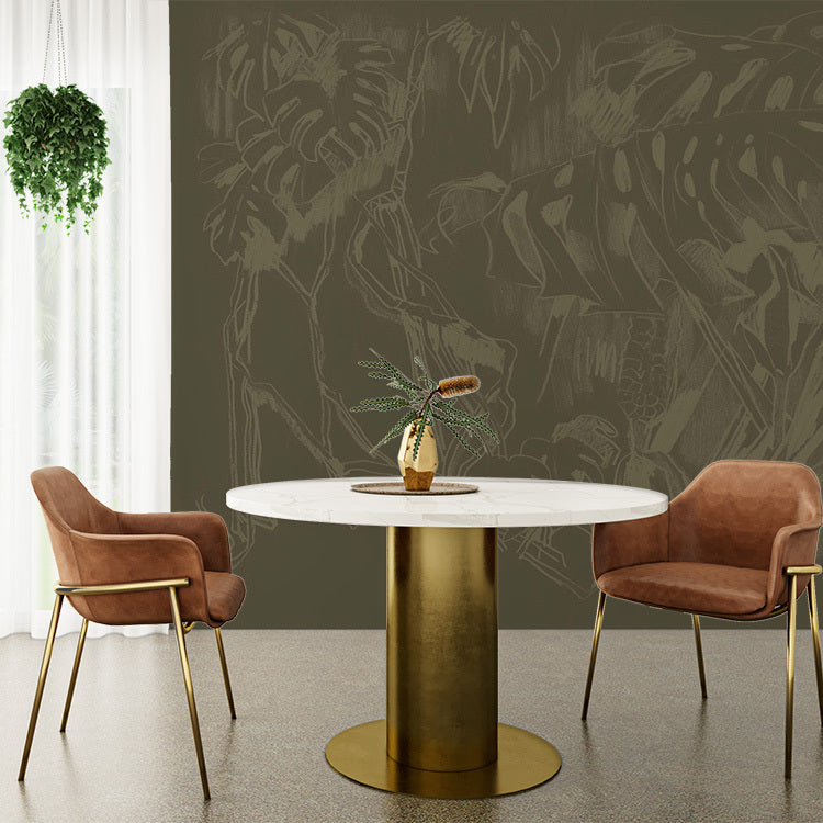Monstera Sketch Wallpaper Mural | Lifestyle