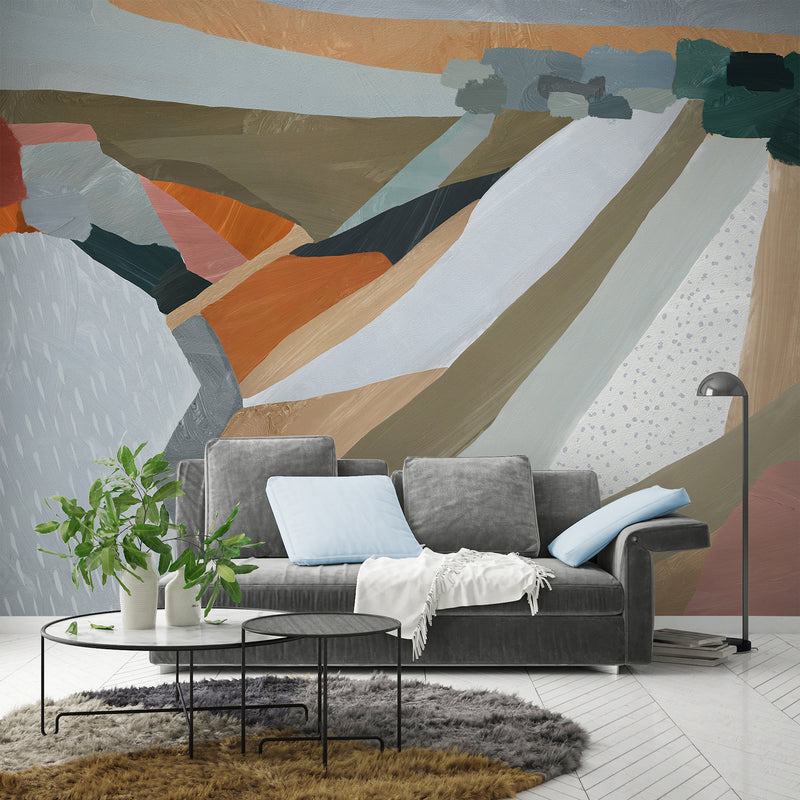 Glass House Mountains Wallpaper Mural | Lifestyle