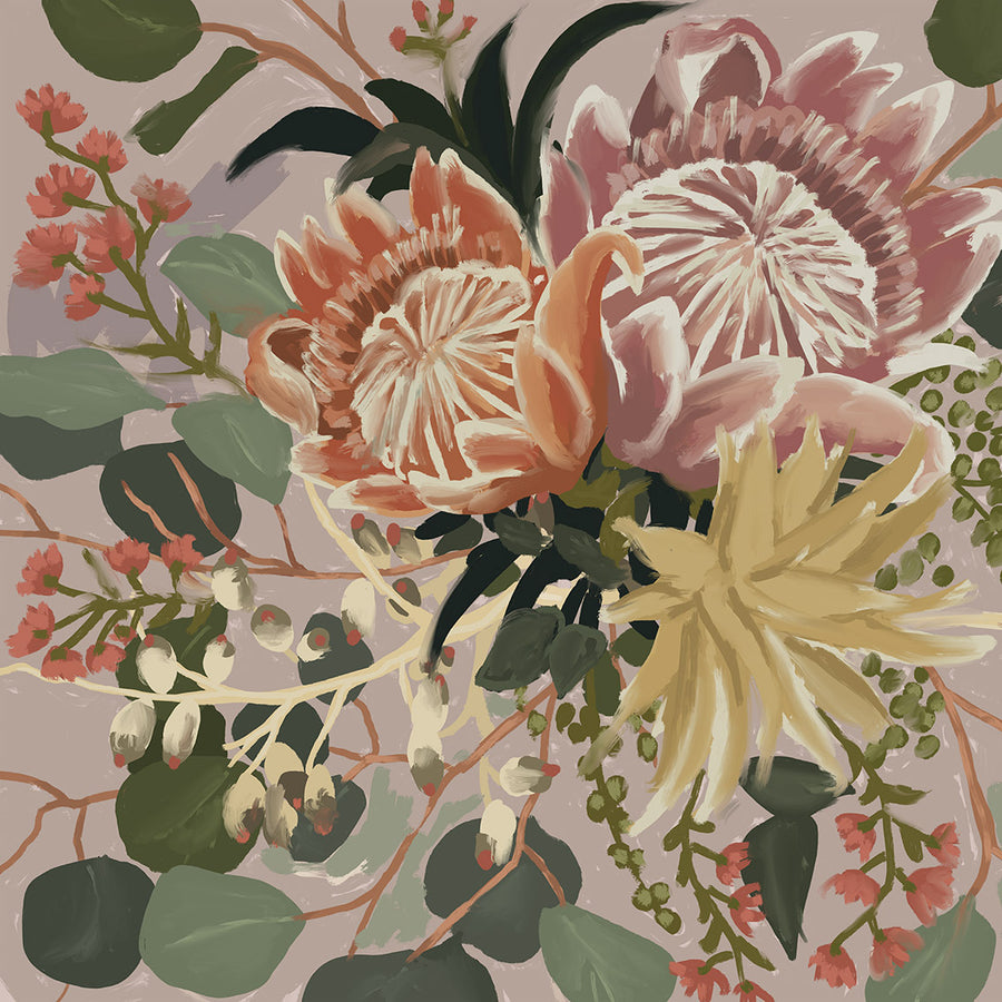 Floral Blush I Wallpaper