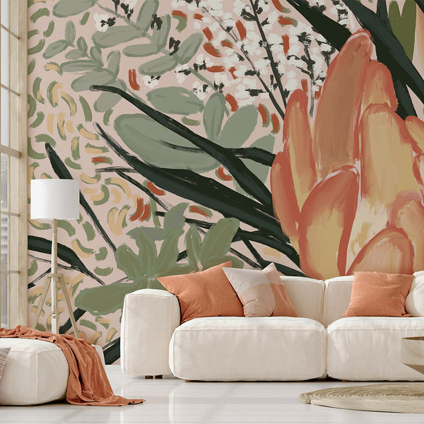 Floral Blush II Wallpaper | Lifestyle