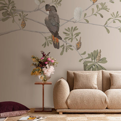Woodland Birds Wallpaper Mural | Lifestyle