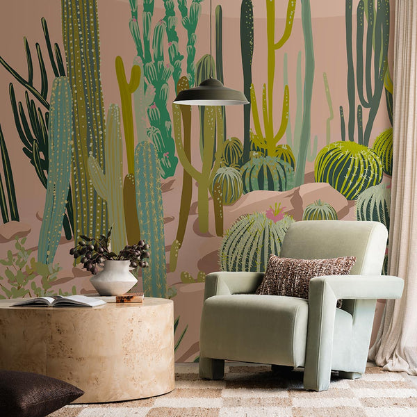 Desert Paradise Wallpaper Mural | Lifestyle