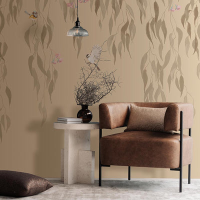 Eucalytpus Waterfall Wallpaper Mural | Lifestyle
