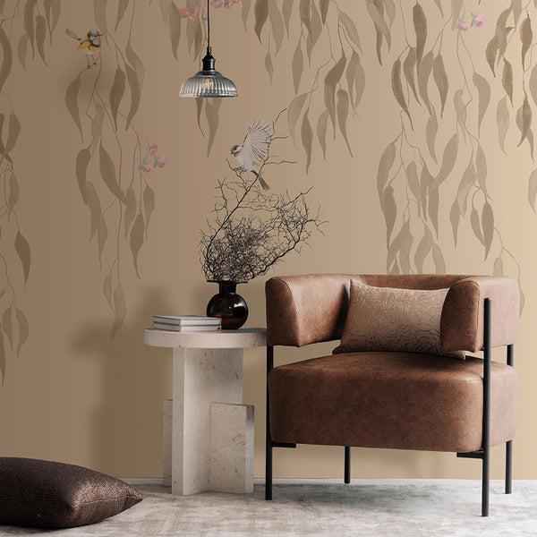 Eucalytpus Waterfall Wallpaper Mural | Lifestyle