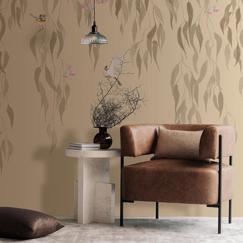 Eucalytpus Waterfall Wallpaper Mural | Lifestyle