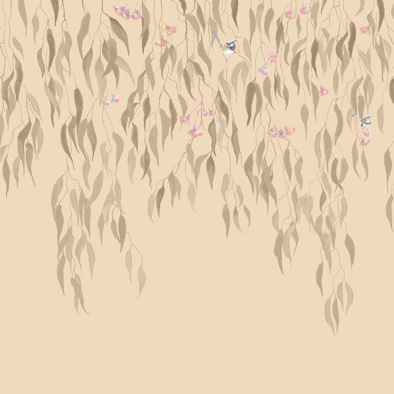 Eucalytpus Waterfall Wallpaper Mural