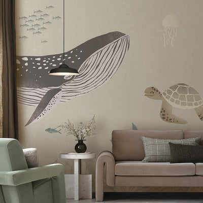 Where the Whales Play Wallpaper Mural | Lifestyle