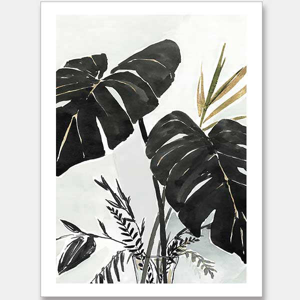 Midnight Tropics I Unframed Art Print