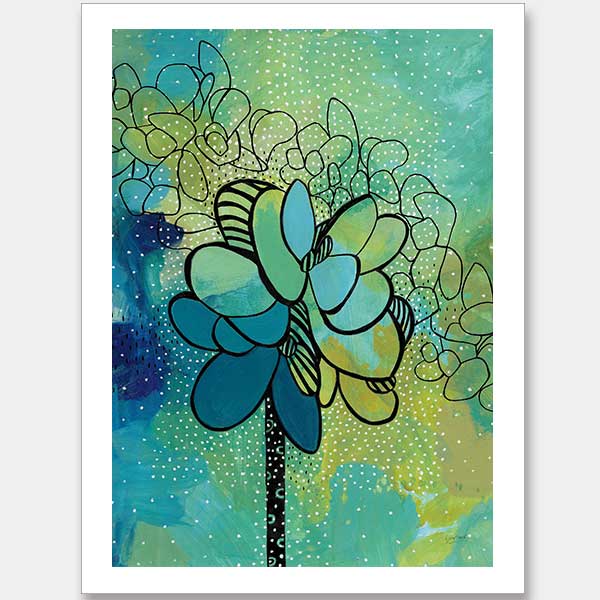 Sea of Succulents II Unframed Art Print