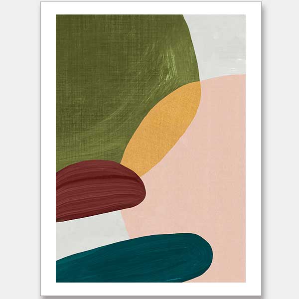 Shifting Shapes I Unframed Art Print