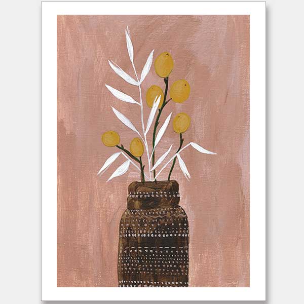 Teacup Topiary I Unframed Art Print