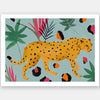 Walking Cheetah Unframed Art Print