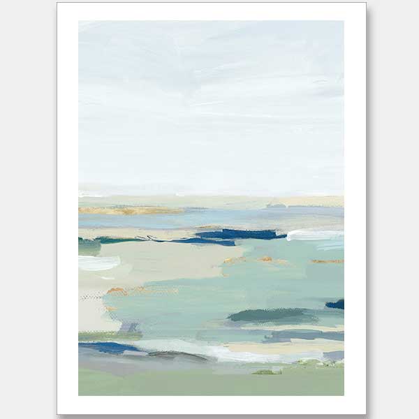 Burbank Blue II Unframed Art Print