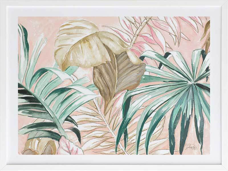 Pastel Forest Framed Art Print