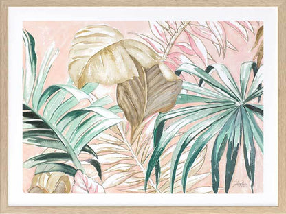 Pastel Forest Framed Art Print