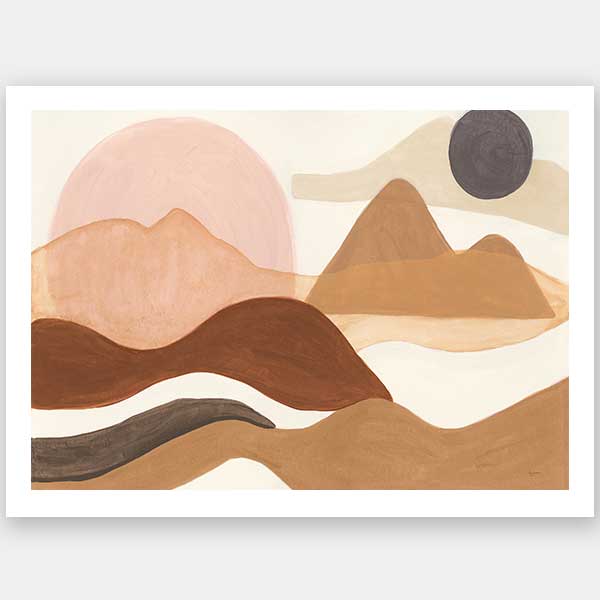 Adobe Boho Unframed Art Print