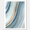 Azure Blue I Unframed Art Print